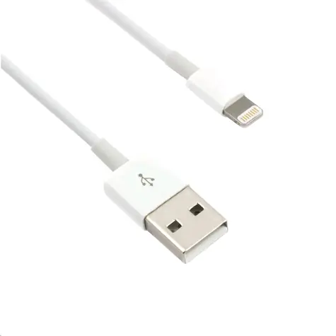 C-tech USB - Lightning-Kabel 2 m weiß / USB 2.0 A (M) - Lightning (M)