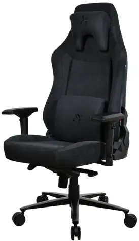 Arozzi VERNAZZA XL Supersoft Pure Black / Gamingstuhl / Stoffpolster / schwarz / Belastbarkeit 170kg