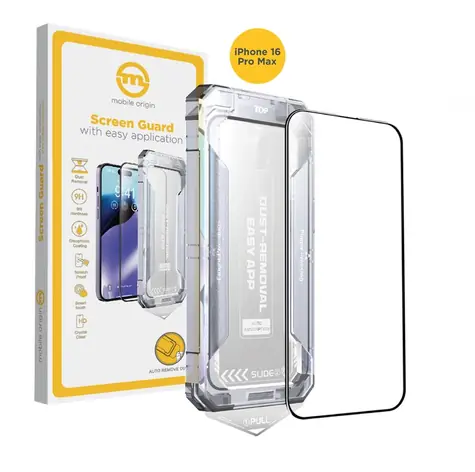 Mobile Origin Yellow Screen Guard Schutzglas für Apple iPhone 16 Pro Max