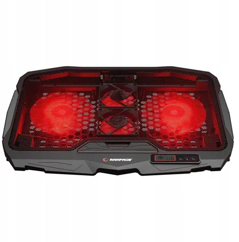 Rampage AD-RC4 schwarz / Kühlpad / für Laptops 12,1 - 15,6" / 4 Lüfter / USB-A