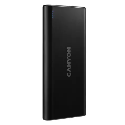 Canyon CNE-CPB1006B schwarz / Powerbank / 10000mAh / 1x USB-C / 1x microUSB / 2x USB-A 
