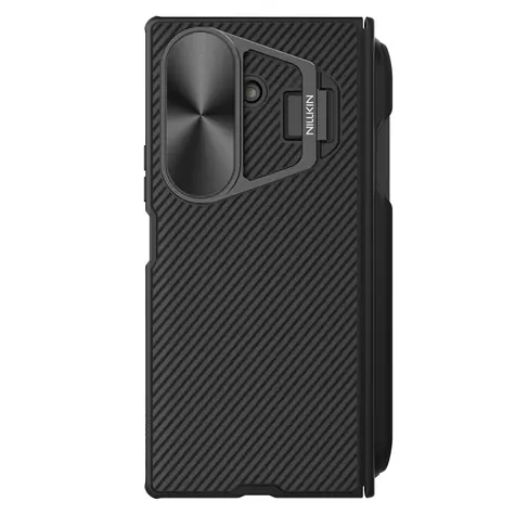 Nillkin CamShield Prop Pen Slot Back Cover für Samsung Galaxy Z Fold 7 Schwarz