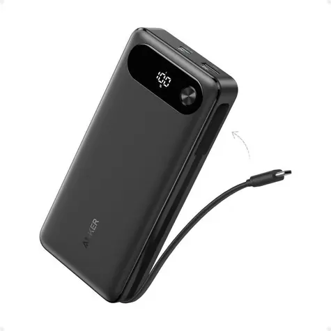 Anker 20000mAh Powerbank schwarz / 87W / 2x USB-C / 1x USB-A