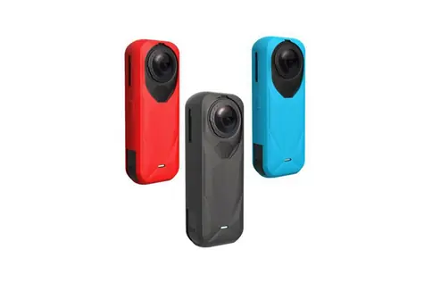 Insta360 - Silikon-Schutzhülle und Objektivabdeckung für Insta360 X5 (Schwarz)