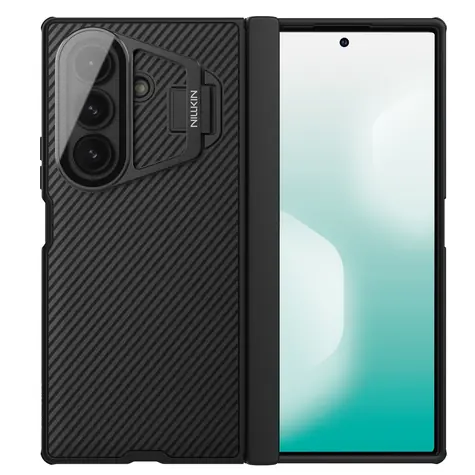 Nillkin CamShield Prop (Transparent Lens) Backcover für Samsung Galaxy Z Fold 7 Schwarz