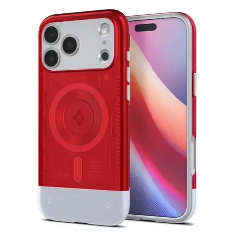 Spigen Classic C1 MagSafe Backcover für Apple iPhone 17 Pro Max rot