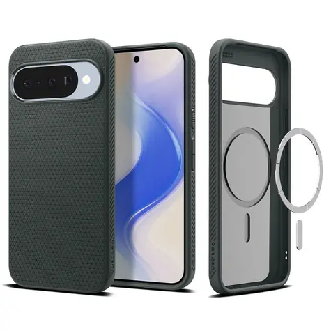 Spigen Liquid Air MagSafe Schutzhülle für Google Pixel 10 Pro/Pixel 10 abyss green