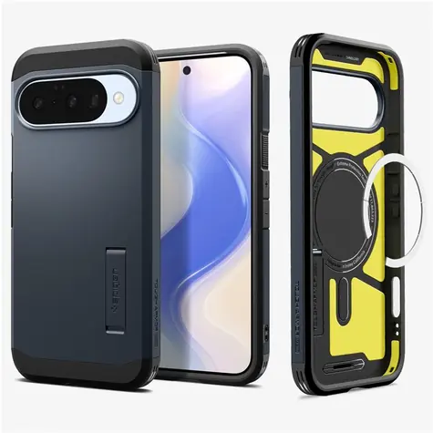 Spigen Tough Armor MagSafe Schutzhülle für Google Pixel 10 Pro/Pixel 10 Metal Slate