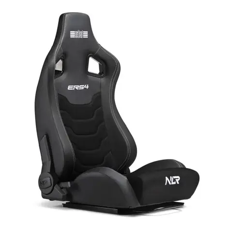 Next Level Racing ERS4 Elite Liegesitz / PU-Leder & Wildleder Edition / Gaming-Sitz / max. Tragkraft 150kg 