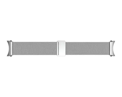 Ausgepackt - Samsung Metallarmband 20mm aus Zug für Samsung Galaxy Watch 4 (44mm) ML silber / ausgepackt