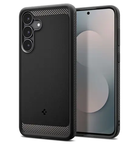 Spigen Rugged Armor Schutzhülle für Samsung Galaxy S25 FE schwarz
