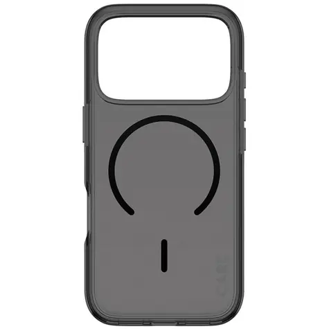 PanzerGlass CARE Schutzhülle für Apple iPhone 17 Pro, Rauchgrau/Schwarz, MagSafe 