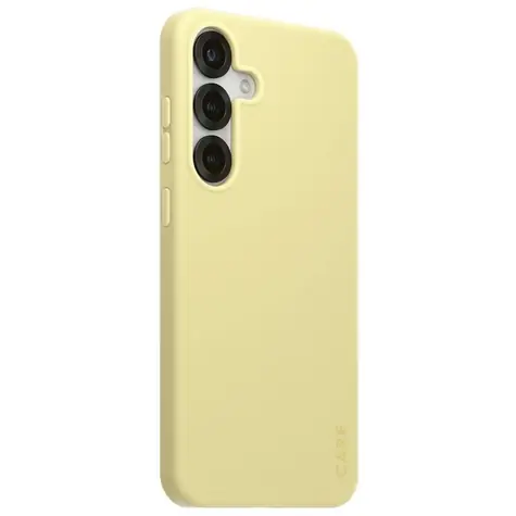PanzerGlass CARE Schutzhülle für Samsung Galaxy S25+ Furchtlos grün-gelb (Chardonnay) QI 