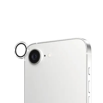 PanzerGlass Hoops - Transparenter Schutzring für die Kameralinse des Apple iPhone 16e