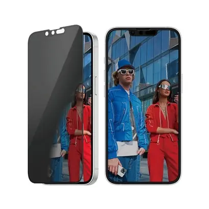 PanzerGlass Sichtschutz für Apple iPhone 16e/14/13/13 Pro mit Montagerahmen