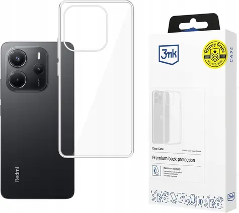 3mk Clear Case Rückseitenschutzhülle für XIAOMI Redmi Note 14 4G