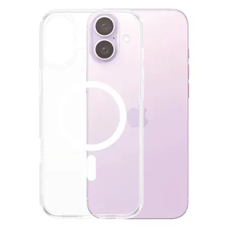 PanzerGlass Hardcase mit MagSafe für iPhone 16 PLUS transparent