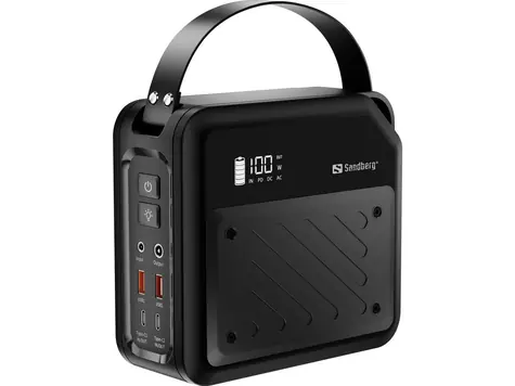 Sandberg DC Powerstation 72000mAh schwarz / 2x USB-A + 2x USB-C + 1x DC