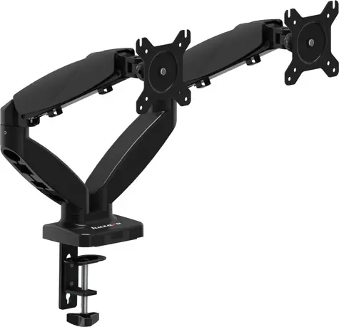HUZARO Motion 2.2 Drehhalterung für zwei 15" - 27" Monitore / VESA 75 x 75 & 100 x 100
