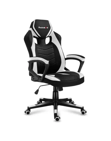 Huzaro Force 2.5 Mesh weiß / Gaming-Stuhl / verstellbar / Belastbarkeit bis 140 kg / Stoff & Netzgewebe
