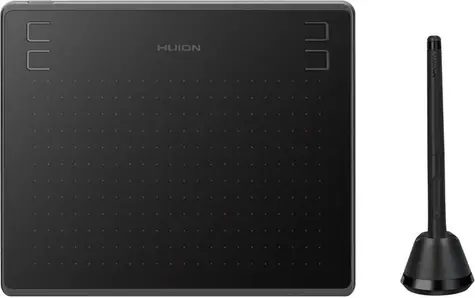 Huion HS64 schwarz / Grafiktablett / 160 x 102 mm / 5080 LPI / 8192 Druckstufen / microUSB