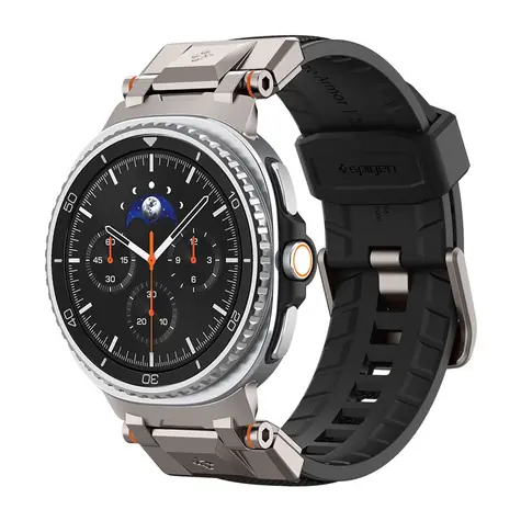 Spigen DuraPro Armor Armband für Samsung Galaxy Watch 8 46 & 44 & 40 mm schwarz