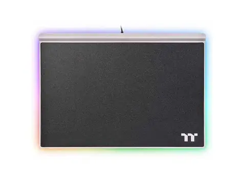 Thermaltake Argent MP1 RGB Gaming-Mauspad, schwarz / Gaming-Mauspad / 359 x 254 x 10 mm / USB