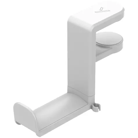 YENKEE YHS 02WE Scharnier Kopfhörerhalter weiß / Tischhöhe 0,8 - 4 cm