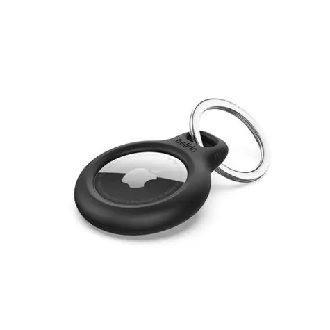Belkin AirTag-Sicherheitshalter mit Schlüsselring, schwarz / 4 Stück