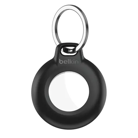 Belkin AirTag Secure Holder wasserdicht mit Schlüsselanhänger schwarz