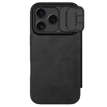 Nillkin Qin Book PRO Hülle für Apple iPhone 17 Pro Schwarz