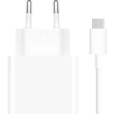 XIAOMI Ladegerät 33W weiß / 1x USB-A / 1x USB-C auf USB-A Kabel