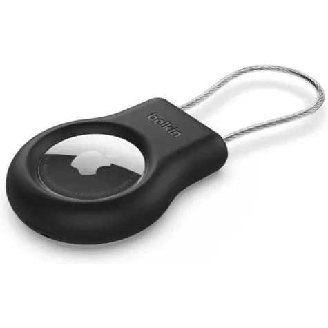 Belkin Schutzhülle für Apple AirTag mit Kabel, schwarz