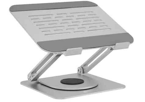 Icy Box IB-NH300 R silber / Laptopständer / höhenverstellbar / schwenkbar / Größe bis zu 17 Zoll 