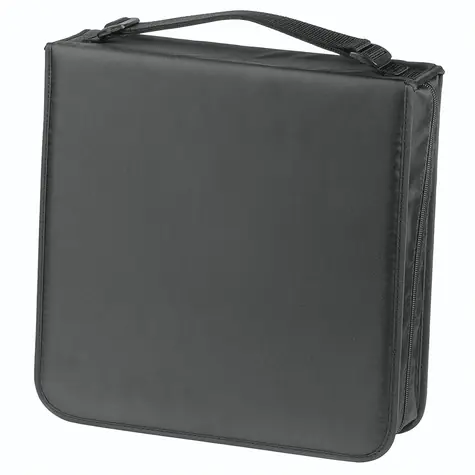 HAMA Wallet 208 schwarz / Hülle für 208 CDs/DVDs/ Blu-ray-Discs / Polyester