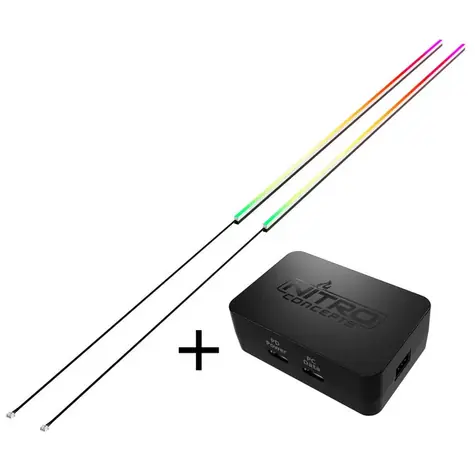 Nitro Concepts IMMERSION LED-Streifen-Set / Set mit wasserdichten LED-Streifen / RGB 