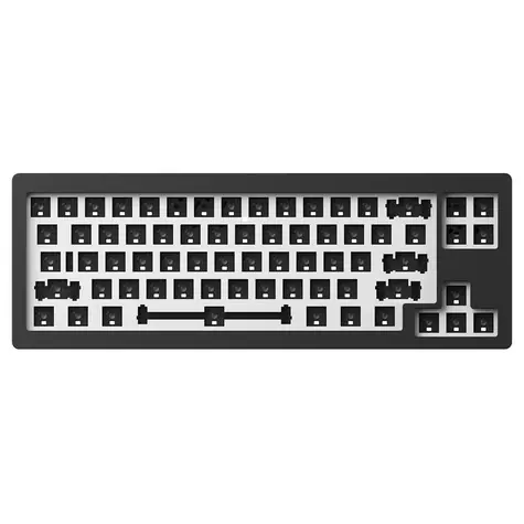 Akko MonsGeek M7 Via Barebone Kit - SCHWARZ / Gaming-Tastatur 65 % / RGB / USB-A / USB-C