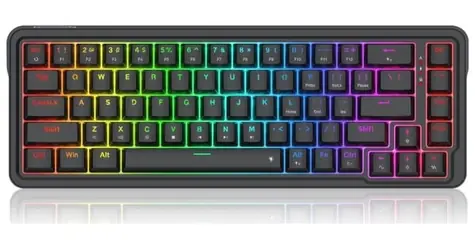 Redragon K709-RGB NOVA Schwarz / Gaming-Tastatur / Mechanisch / Dragon Growl / RGB / USB / US
