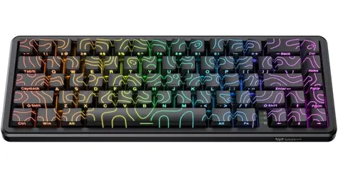 ONIKUMA G67 schwarz / Gaming-Tastatur / kabelgebunden / USB / RGB / Englisch (US)