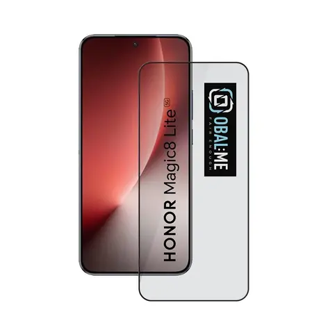 Obal:Me 5D Panzerglas für Honor Magic8 Lite Schwarz