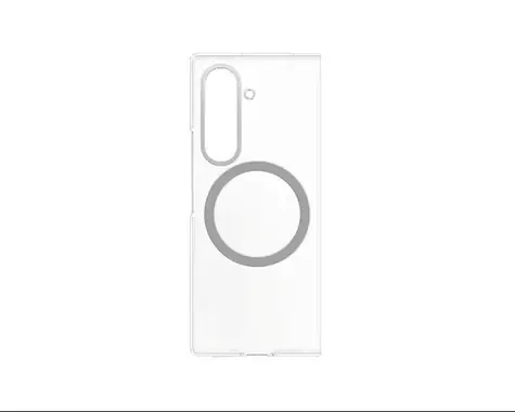 Samsung Transparente Hülle mit Magnethalterung Fold7 Transparent