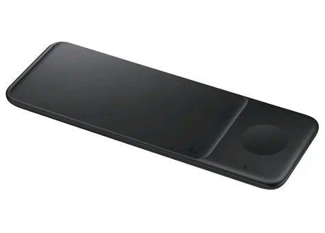 Ausgepackt - Samsung Wireless Charger Trio schwarz / Induktive Ladestation zum Laden von bis zu drei kompatiblen Geräten / Ausgepackt