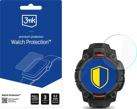 3mk Uhrenschutz FlexibleGlass Hybridglas für Garmin Instinct 3 Tactical Edition 45mm (Solar)