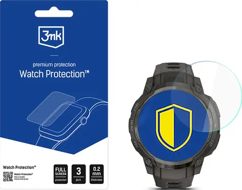 3mk Uhrenschutz FlexibleGlass Hybridglas für Garmin Instinct Crossover AMOLED