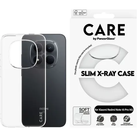 PanzerGlass CARE Schutzhülle für XIAOMI Redmi Note 15 Pro 5G , X-Ray