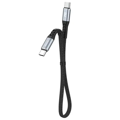 Dudao Datenkabel L10C / USB-C / USB-C / 100W 5A / 0,23 m / schwarz