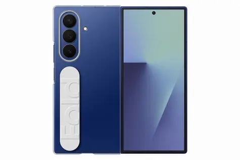 Ausgepackt - Transparente Hülle für Samsung Fold7 mit Tragegurt (transparent/ausgepackt)