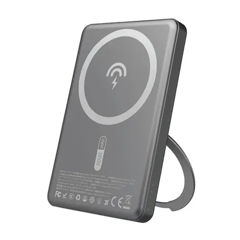 Dudao K28S 5000mAh grau / Powerbank / USB-C / MagSafe / Ständer / 20W