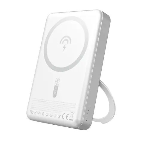 Dudao K28 10000mAh silber / Powerbank / MagSafe mit Hülle und Ständer / 22,5W