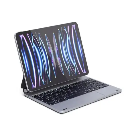 Ausgepackt - Epico Schutzhülle mit Aluminium-Tastatur für Apple iPad 10.9 (2022) QWERTY / ausgepackt